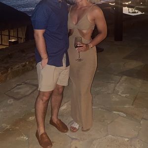 Knitted Maxi Cut-out Dress